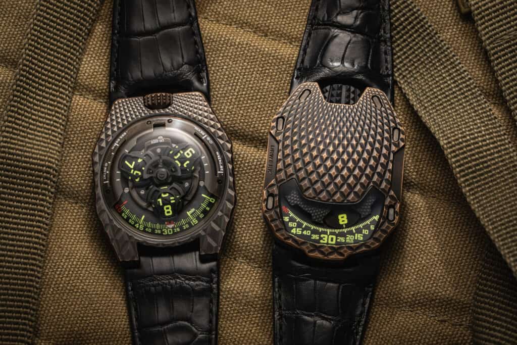 The New Beast From URWERK: UR-100V T-Rex