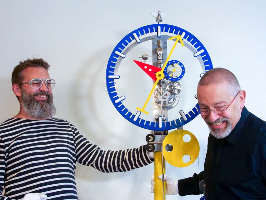 Alain Silberstein Creates Stunning Bauhaus Inspired Clock