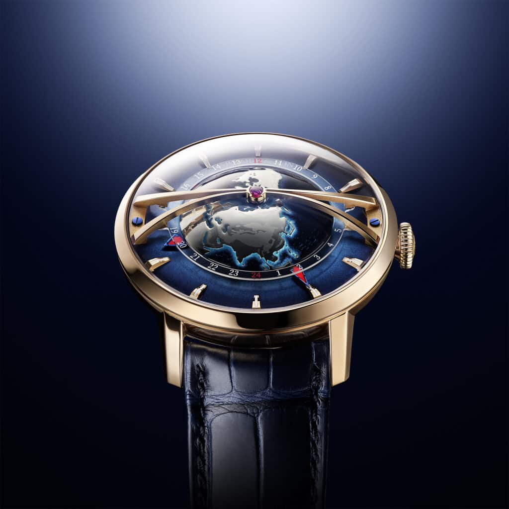 Arnold & Son Span The Globetrotter Gold