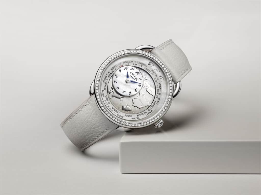 Hermès Arceau Le Temps Voyageur Now In White