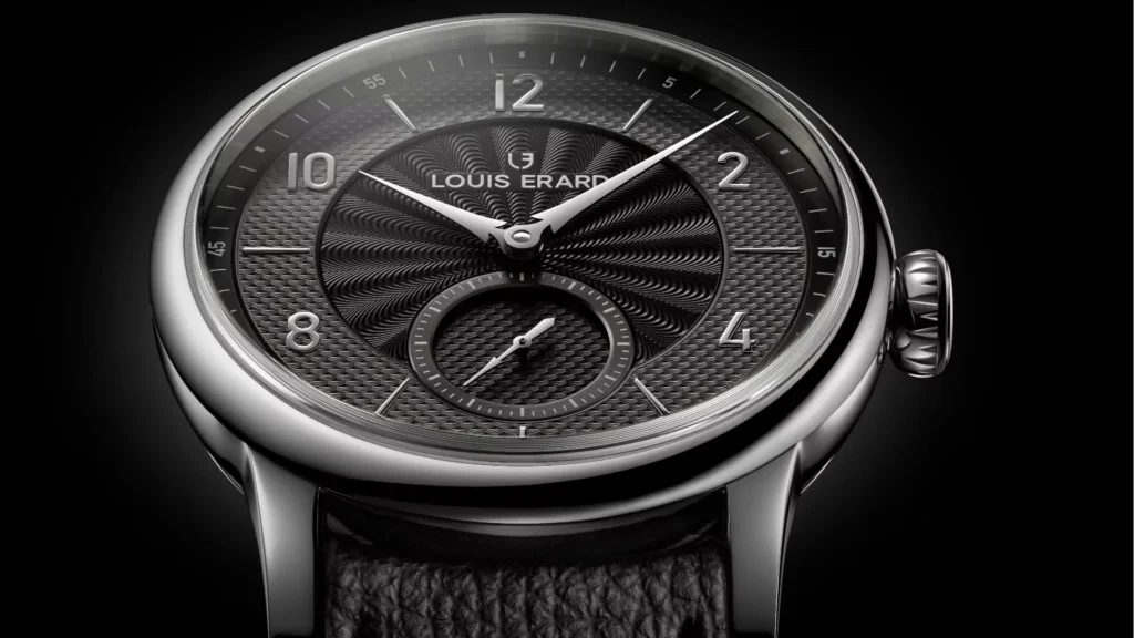 Louis Erard Excellence Petite Seconde Guilloché Features Layered Dial