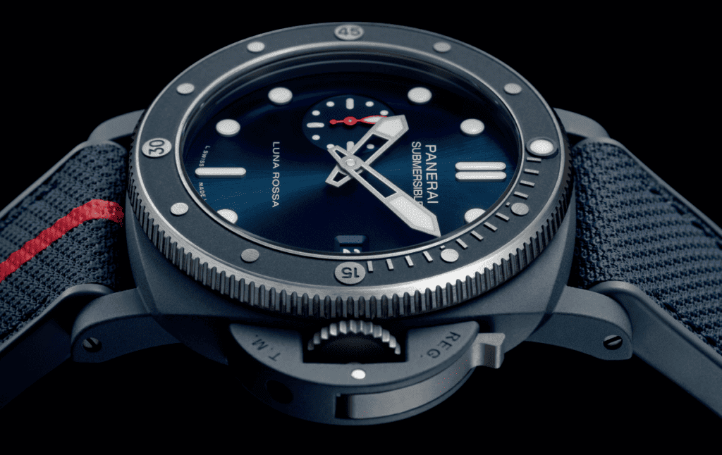 Panerai Sets Sail With Submersible QuarantaQuattro Luna Rossa Ti-Ceramitech™