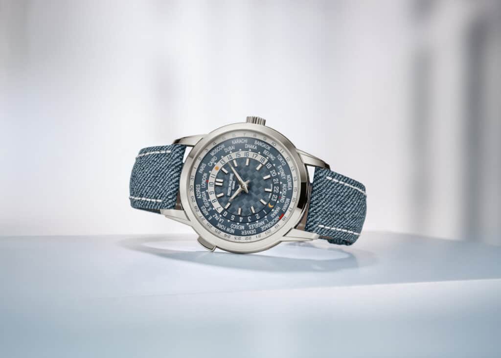 Patek Philippe World Time Watch Features Synchronised Date Display