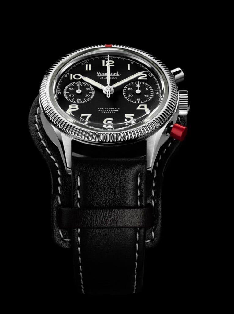 Hanhart 417 ES Heritage Flyback Now With Iconic Red Pusher